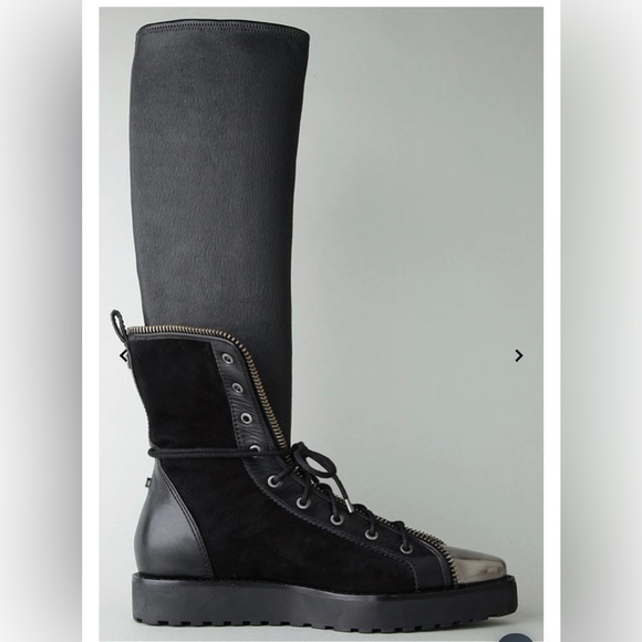 ALEXANDER WANG Mirte Laced Sock Boot🔥37 - Picture 3 of 16